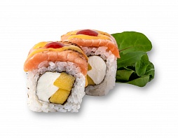 Филадельфия манго с миксом салата